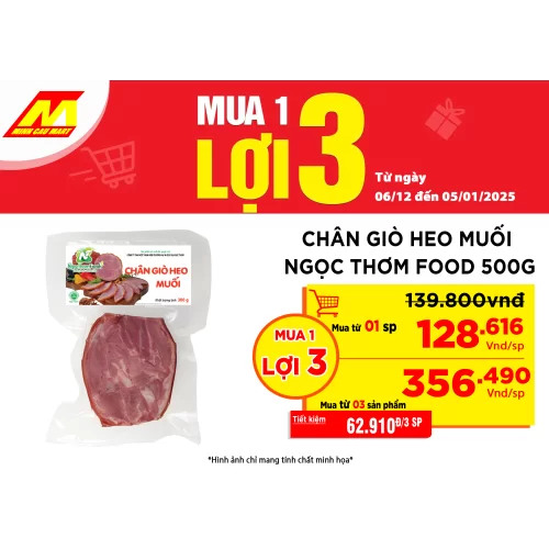 Chân giò heo muối Ngọc thơm Food 500g